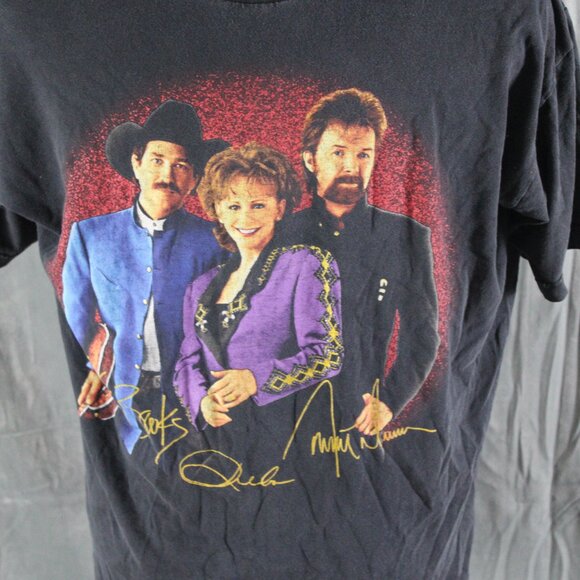 Band Shirt (VTG) - Reba and Brrooks and Dunn 1997 Tour - Men's XL - Picture 2 of 9